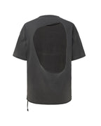 Womens Suspension Oh G Ss Tee Charcoal Oversized Tees - Grey