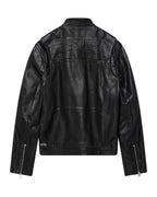 Mens Stinger Biker Moto Shell Regular Jackets - Black