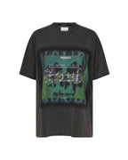 Womens Suspension Oh G Ss Tee Charcoal Oversized Tees - Grey