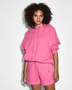 Womens 3x4 Oh G Hoodie Hype Pink Oversized Fleece - Pink
