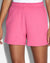 WOMENS  3X4 TRAK SHORT HYPE PINK RELAXED WALKSHORTS