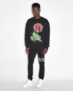 Mens Chitch Scripted Slim Denim Jeans - Black