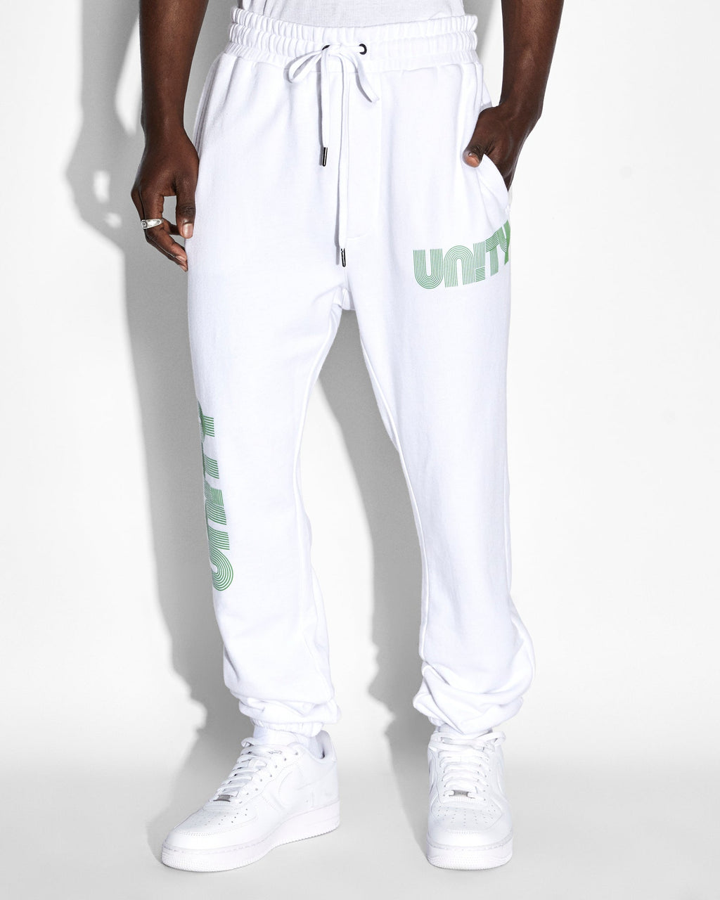 MENS RETRO LOFI TRAX TRU WHITE PANTS