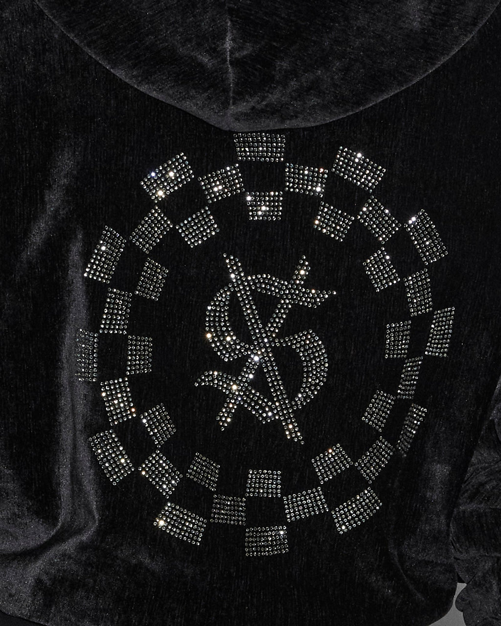 Womens Ritzy Infinity Jumper Black Boxy Fleece - Black