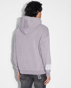 Mens Serrated Biggie Hoodie Silt Oversized Fleece - Purple