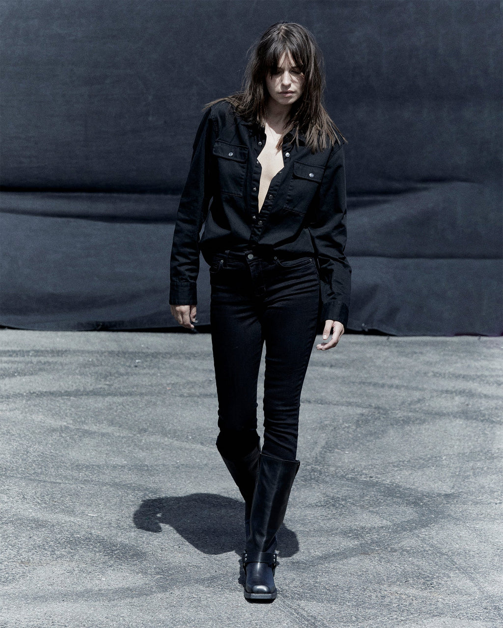 WOMENS SPRAY ON JET BLACK DENIM JEANS