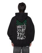 Mens Ksubi X Stayme7o Ekcess Hoodie Jet Black Fleece - Black