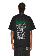 Mens Ksubi X Stayme7o Ekcess Ss Tee Jet Black Tees - Black