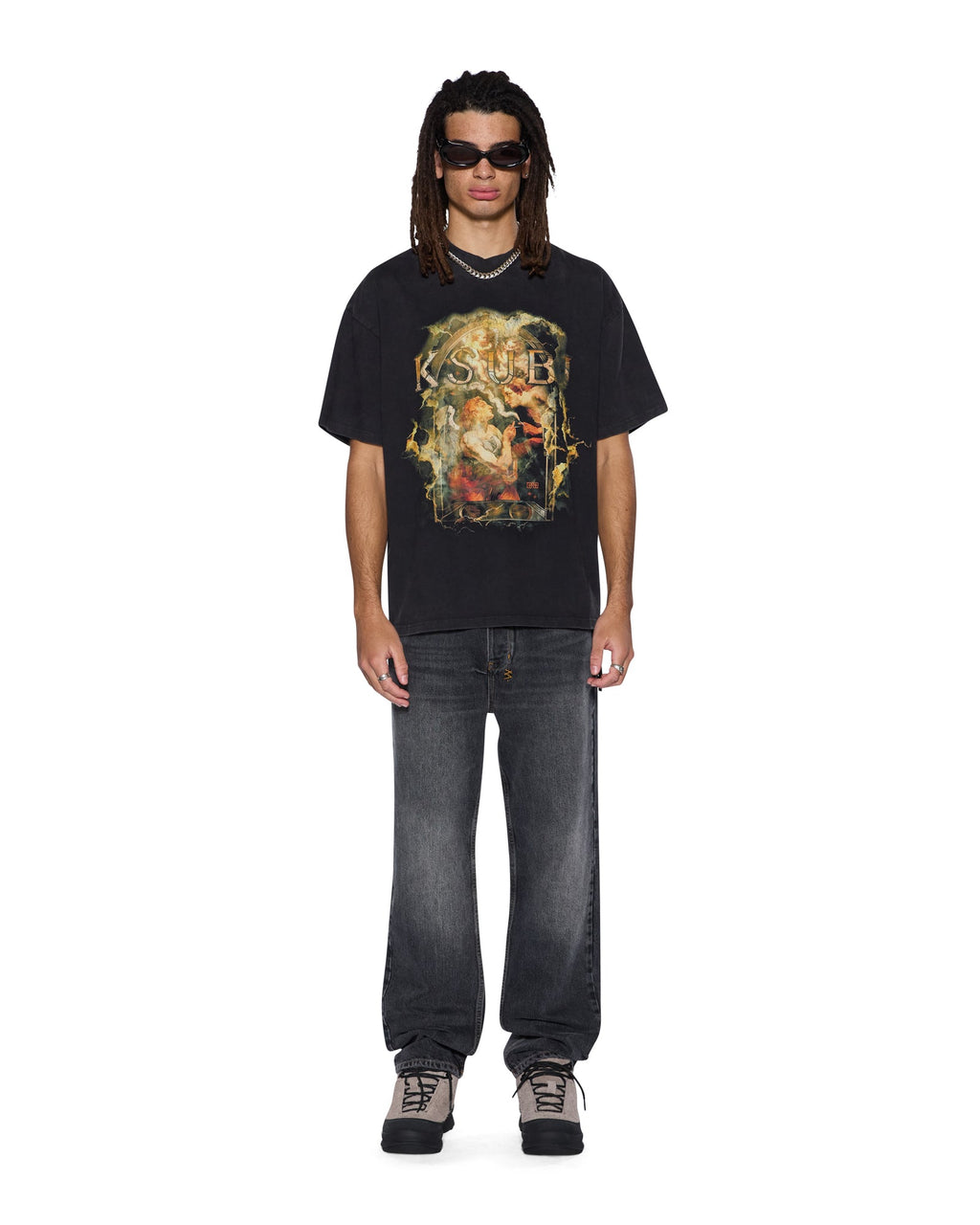 MENS ASCENSION EKCESS TEE FADED BLACK TEES