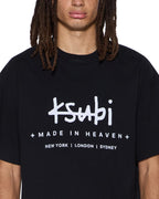 MENS PLATED EKCESS SS TEE JET BLACK TEES