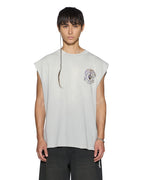 MENS ANGUISH CUT OFF TANK KRETE GREY TEES