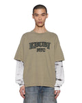 ANIMALISTIK LAYERED EKCESS TEE MILITANT