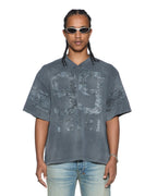 MENS HALFTIME SS DUKE JERSEY BLACK FADE FASHION TOPS