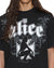 MENS  KSUBI X ALICE HOLLYWOOD GRAPHIC TEE BLACK REGULAR TEES