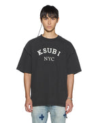MENS LAYBEL EKCESS SS TEE WASHED BLACK TEES