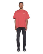 Mens Mechanic Ekcess Ss Tee Vintage Red Oversized Tees - Red