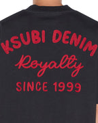 MENS MEKANIK HALEN SS TEE CHARCOAL/RED TEES