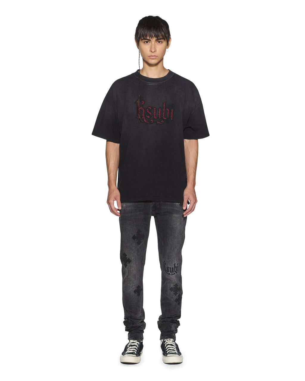 MENS PAISE EKCESS SS TEE BLACK FADE TEES