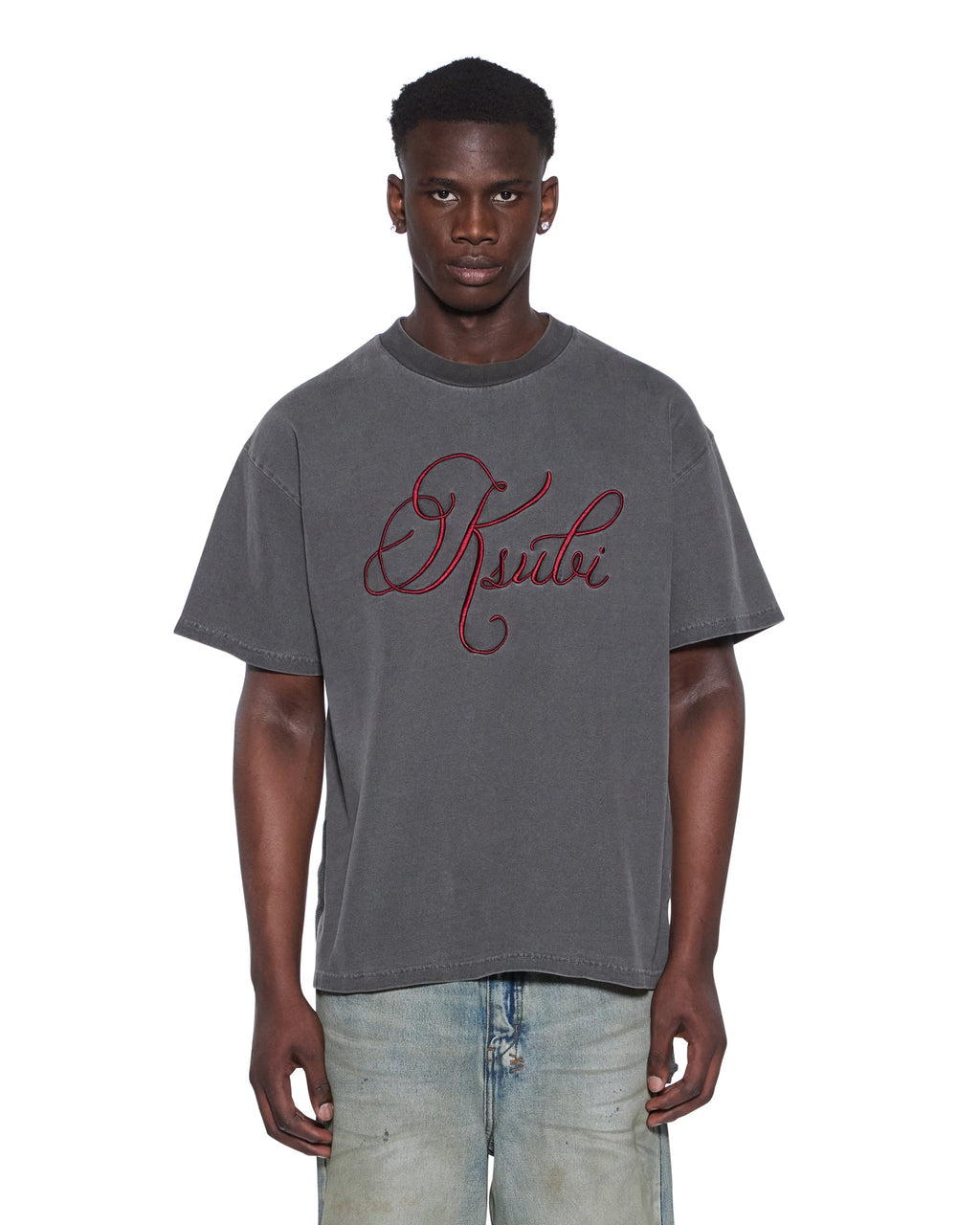 MENS PRESTIGE EKCESS SS TEE CHARCOAL TEES