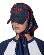 Ksubi X Lissy Roddy Silk Scarf Navy Accessories - Navy