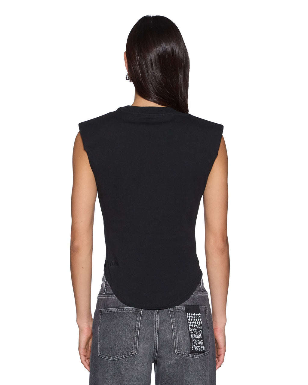 Womens Sott Capital Ss Tee Black Regular Tees - Black