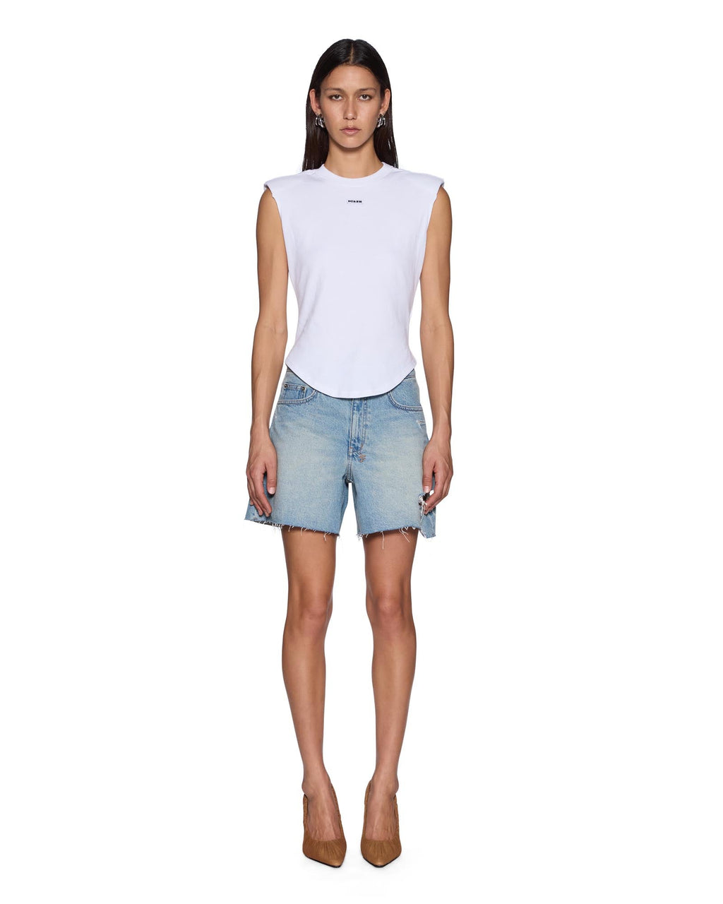 Womens Sott Capital Ss Tee White Regular Tees - White