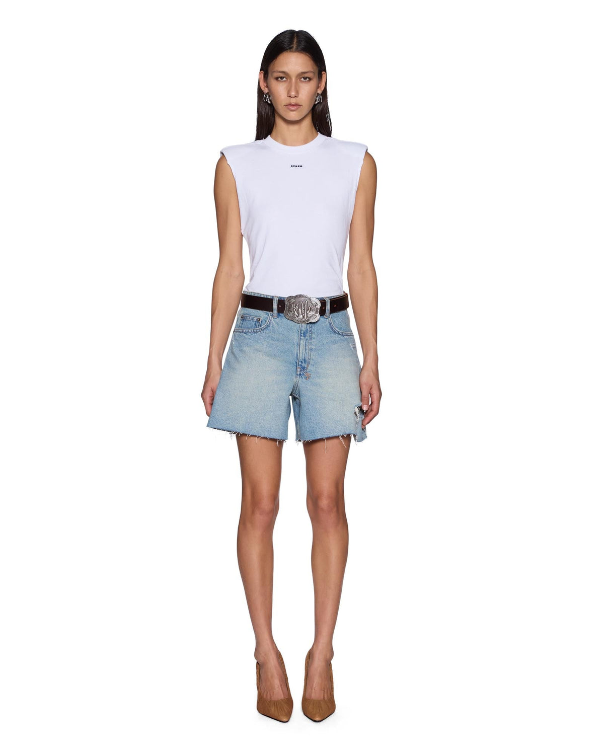 Womens Sott Capital Ss Tee White Regular Tees - White