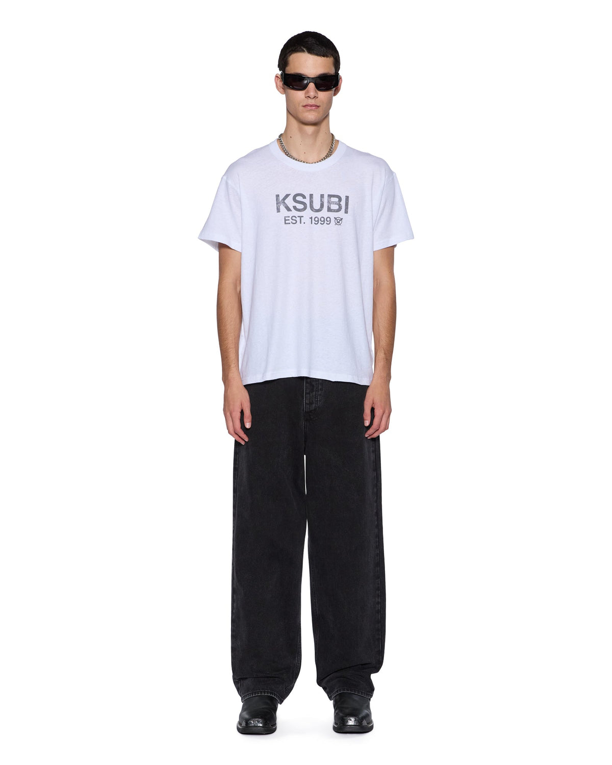 MENS STATE SLUB SID SS TEE WHITE TEES