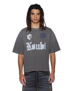 MENS UTOPIA HALEN RAGLAN SS TEE CHARCOAL TEES