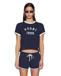 VARSITY SHRUNKEN SS TEE NAVY