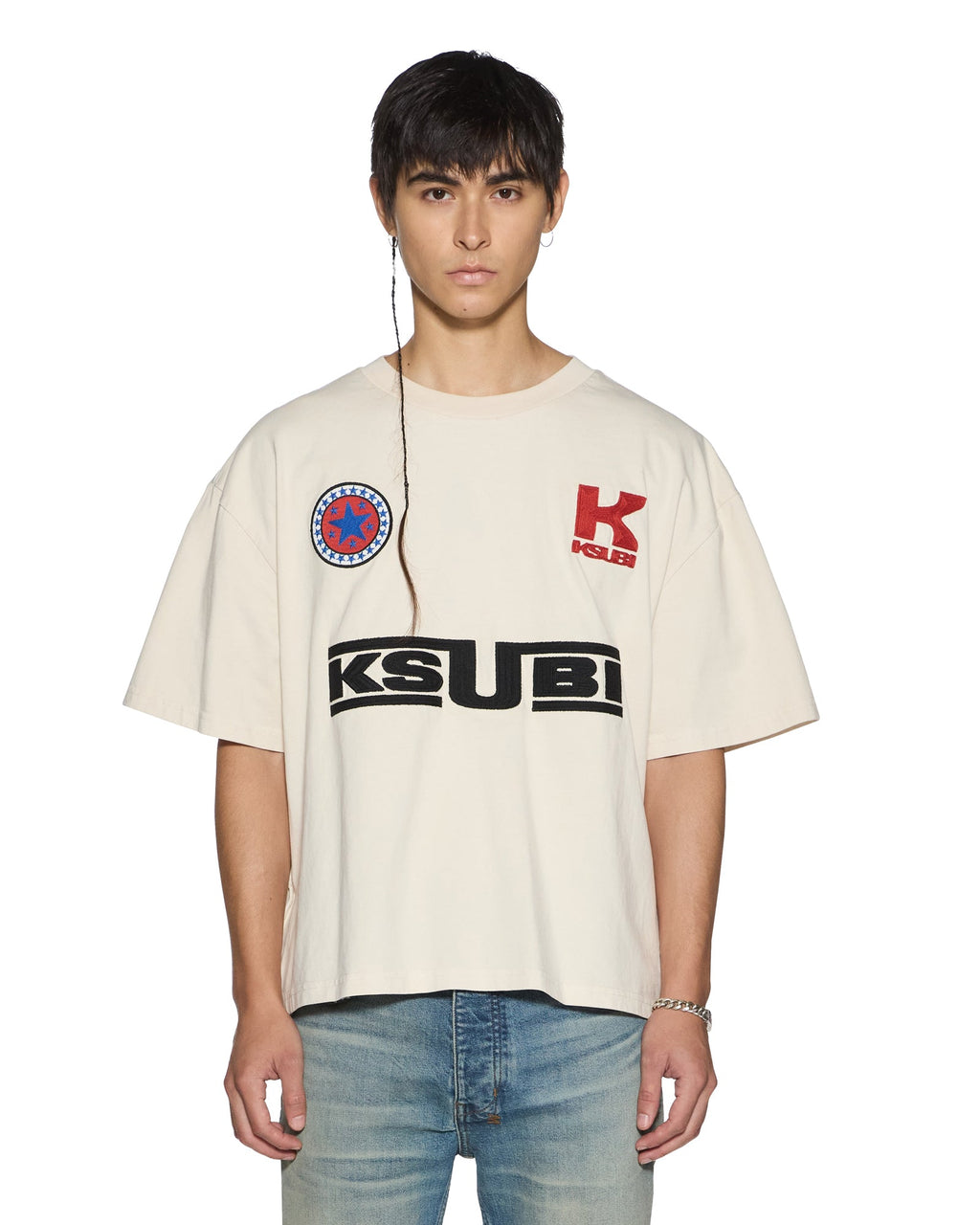 MENS ZOOM HALEN SS TEE ECRU TEES