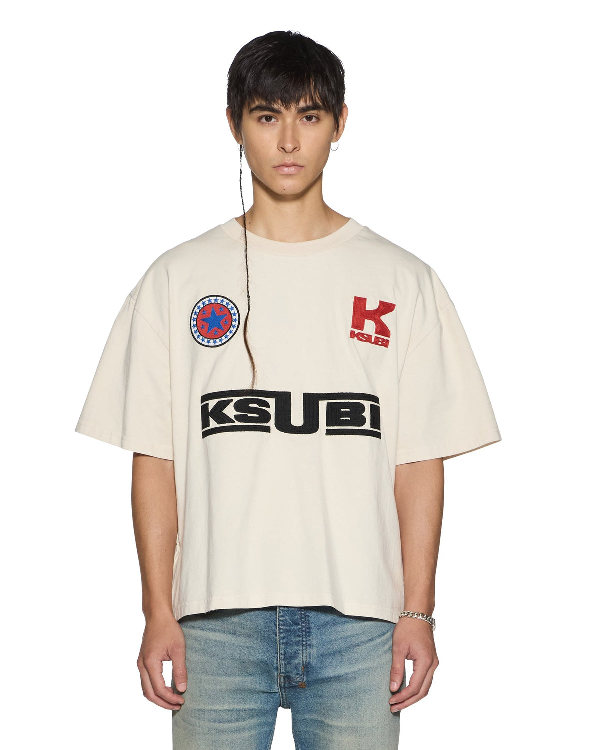 MENS ZOOM HALEN SS TEE ECRU TEES