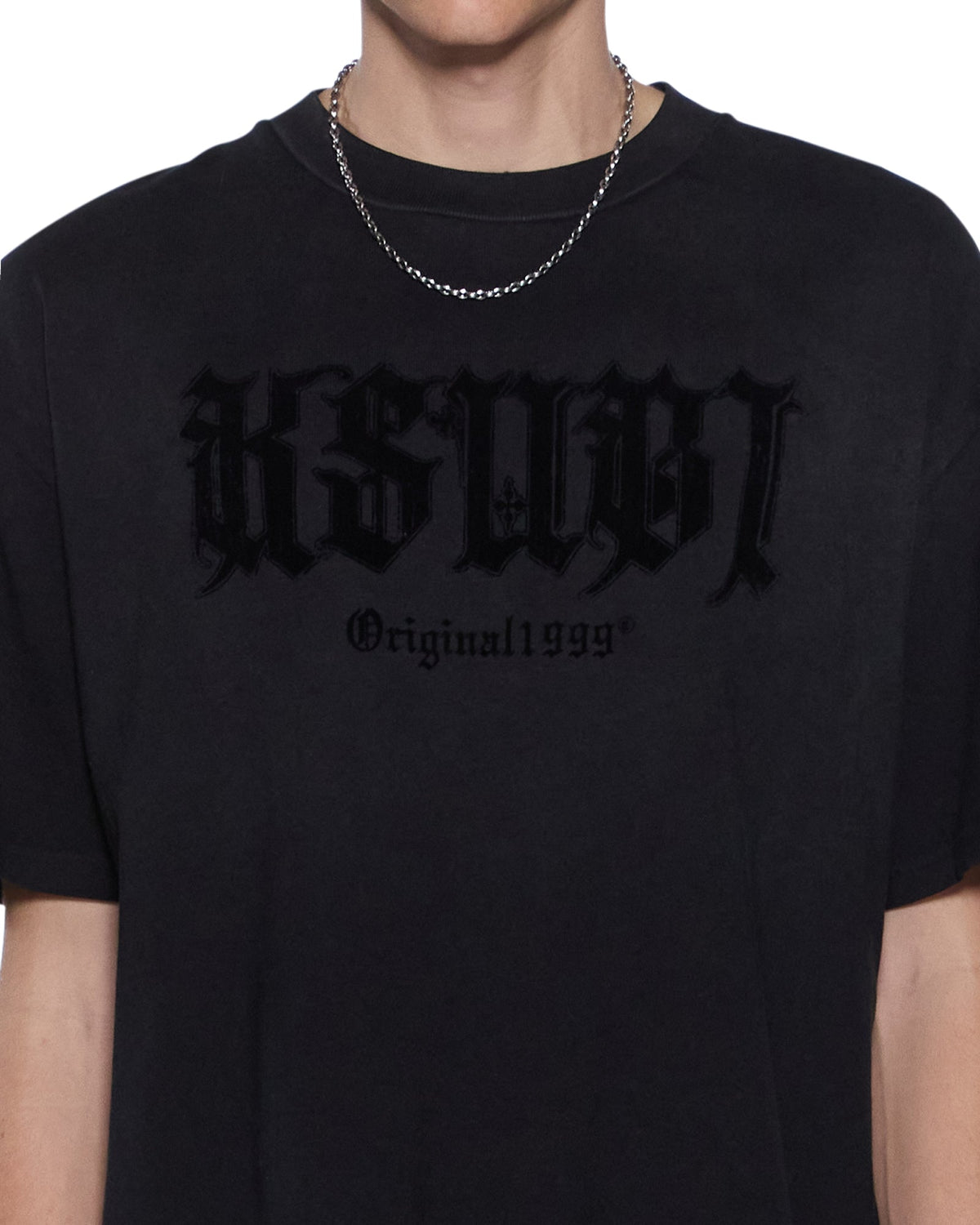 Mens Kstudio Halen Ss Tee Black Fade Baggy Tees - Black