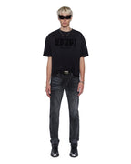 Mens Kstudio Halen Ss Tee Black Fade Baggy Tees - Black
