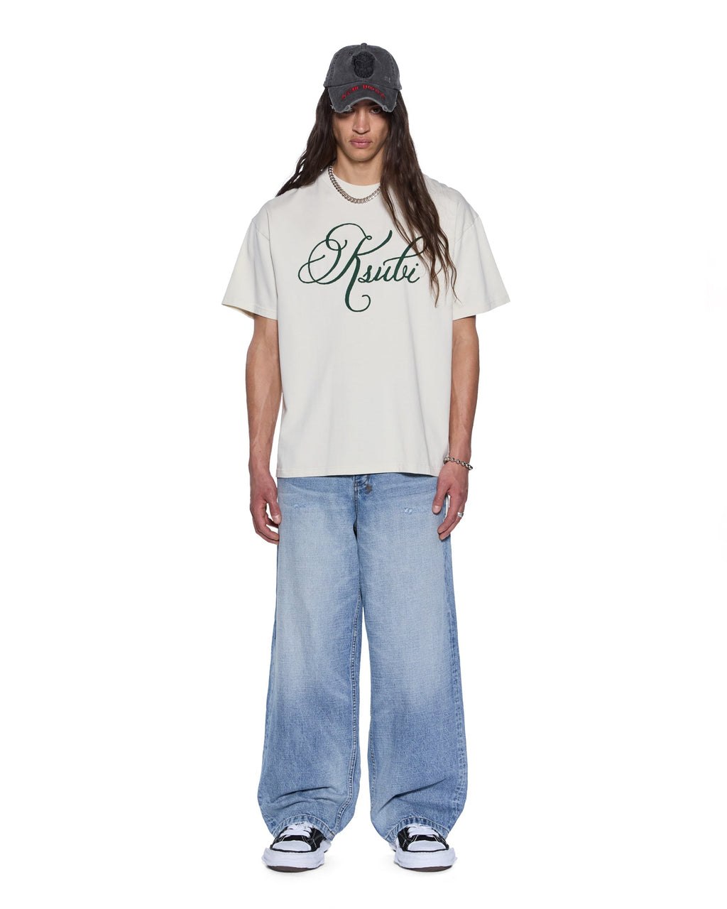 MENS PRESTIGE BIGGIE SS TEE ANTIQUE WHITE TEES