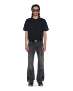 MENS SID LINEN SS TEE JET BLACK TEES