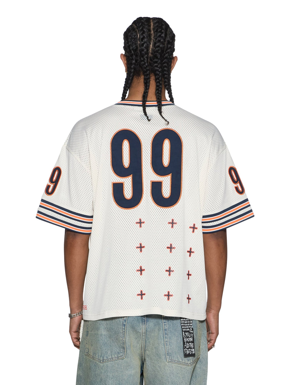 MENS BOLTER MESH SS DUKE JERSEY ECRU FASHION TOPS
