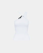 WOMENS SCORE TANK WHITE TEES