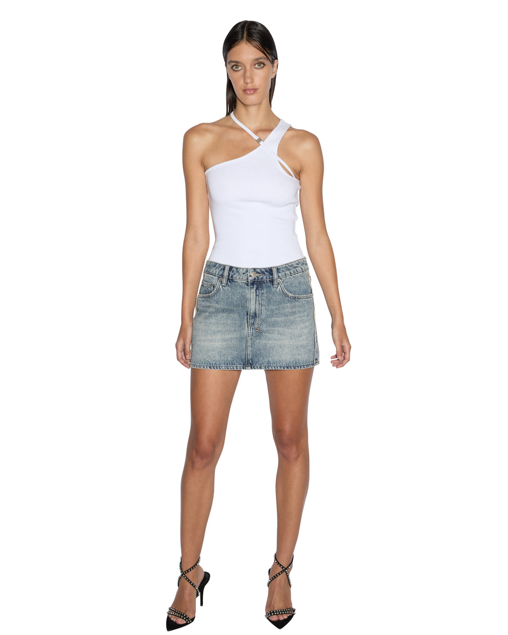 WOMENS SCORE TANK WHITE TEES