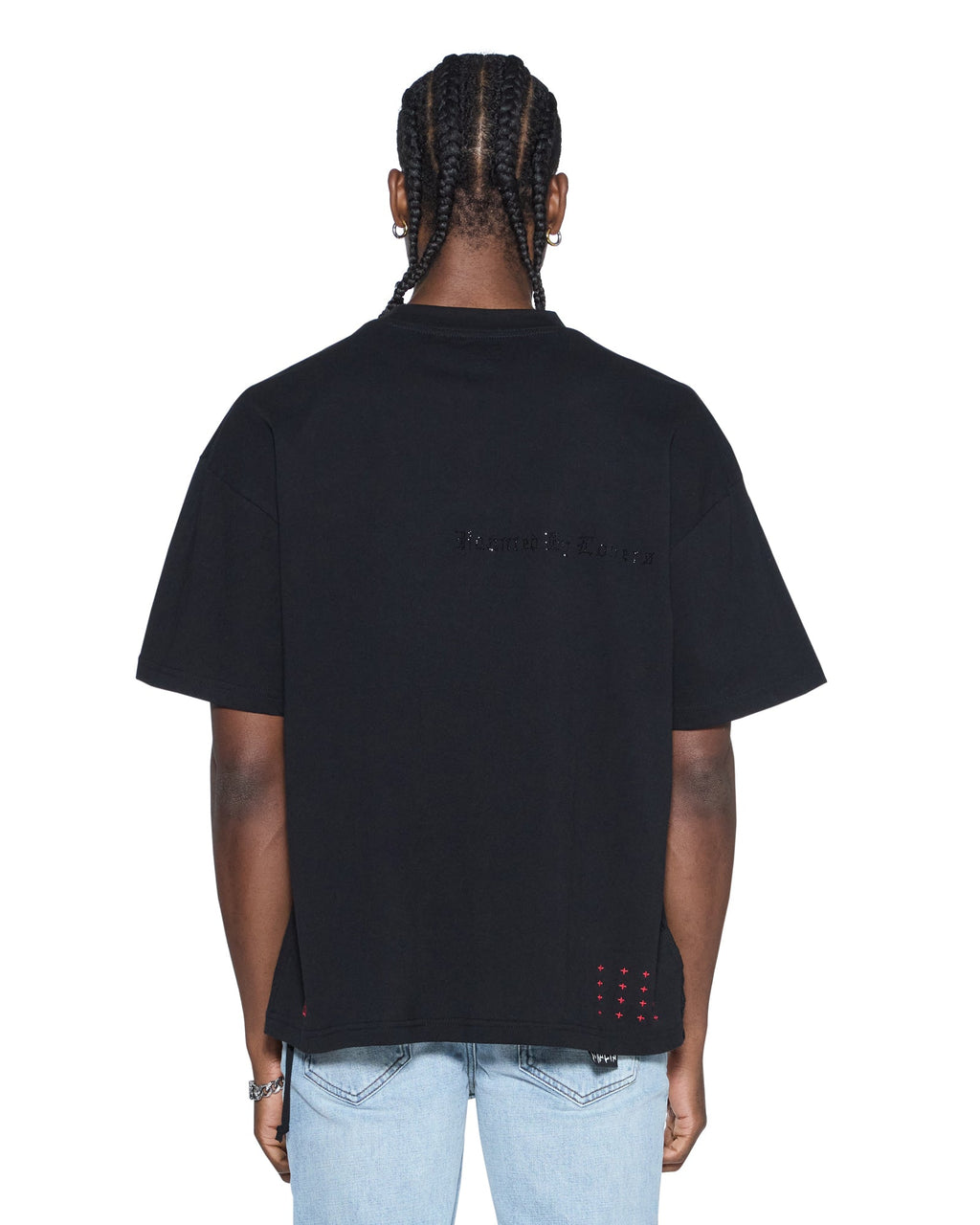 MENS HBL EKCESS SS TEE PEACHED BLACK TEES