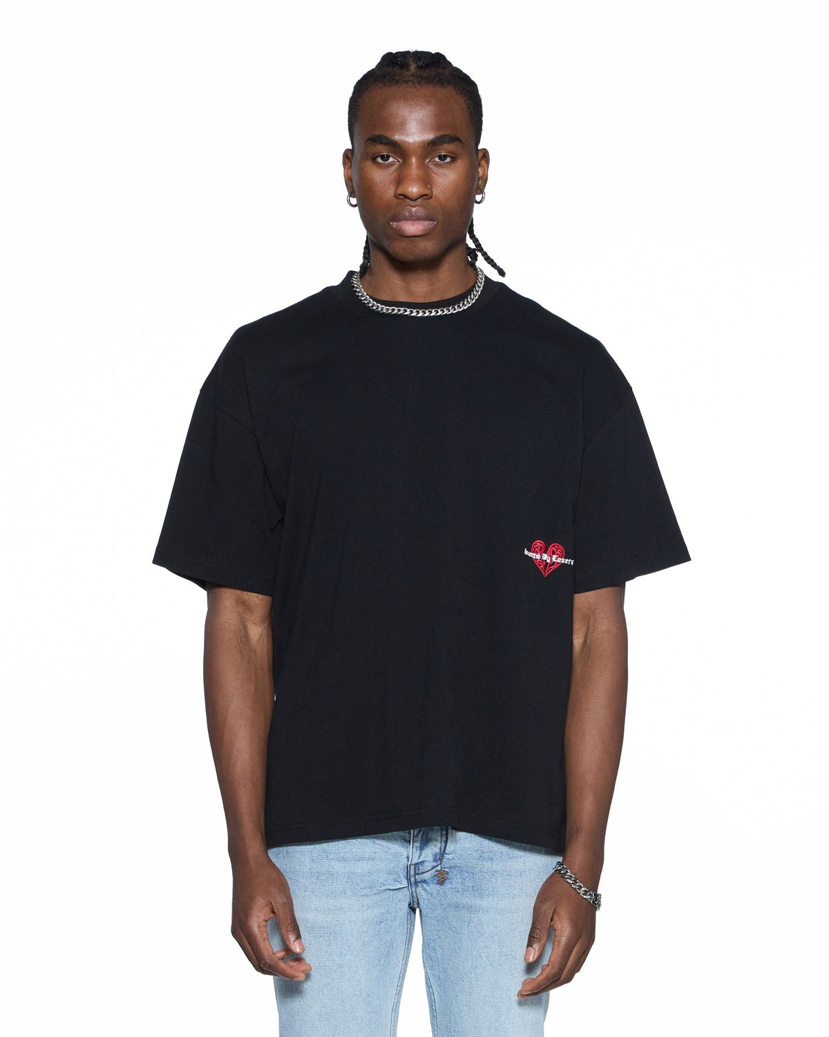 MENS HBL EKCESS SS TEE PEACHED BLACK TEES