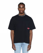 MENS HBL EKCESS SS TEE PEACHED BLACK TEES