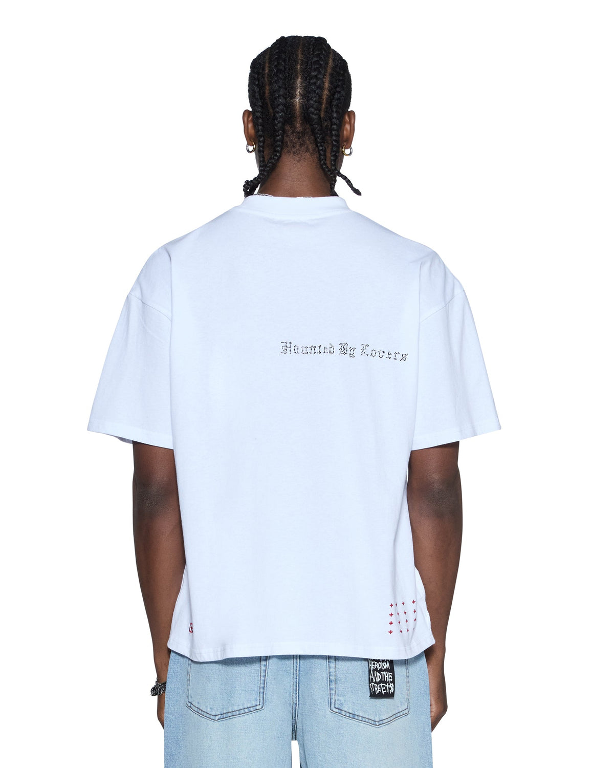 MENS HBL EKCESS SS TEE PEACHED WHITE TEES