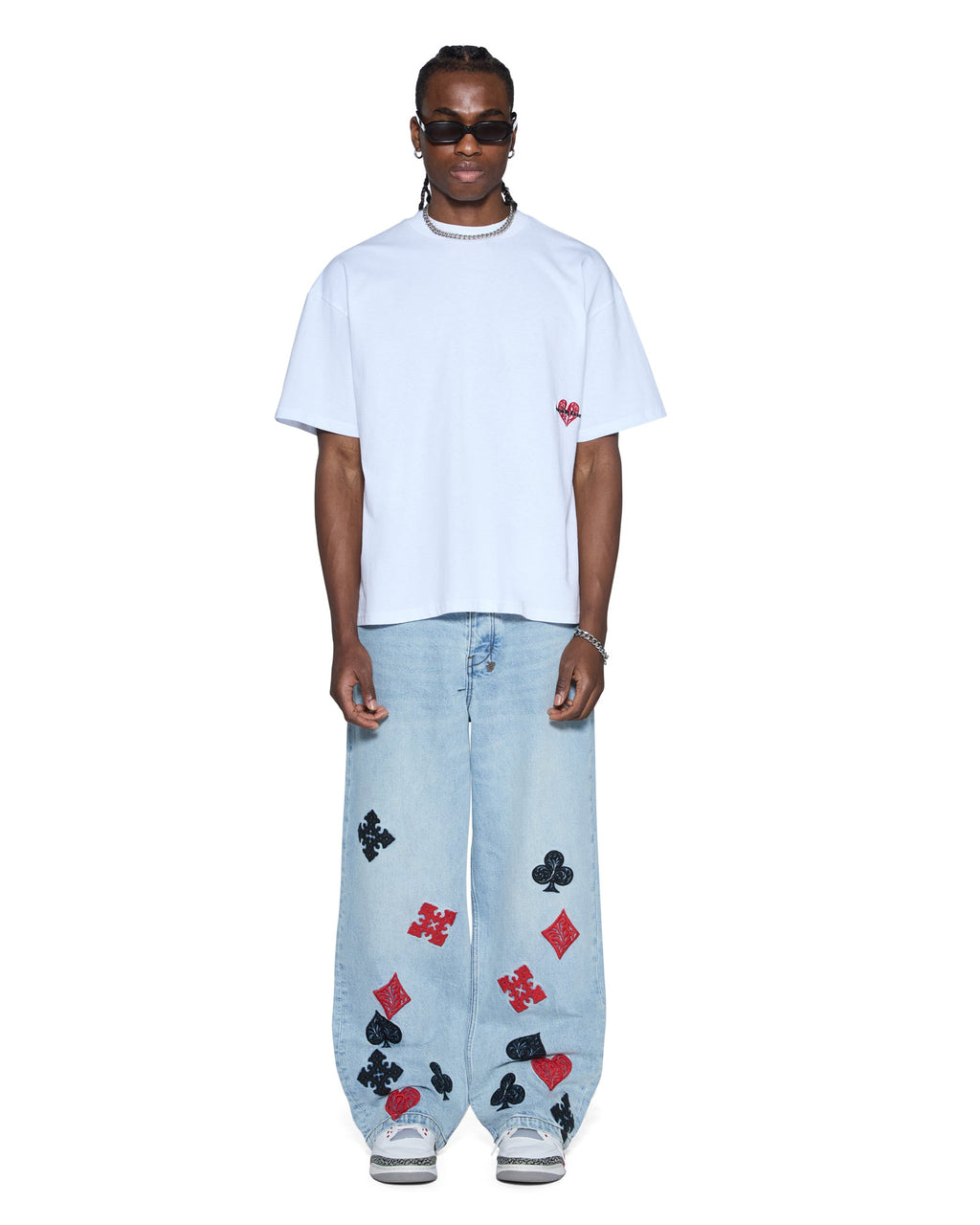 MENS HBL EKCESS SS TEE PEACHED WHITE TEES