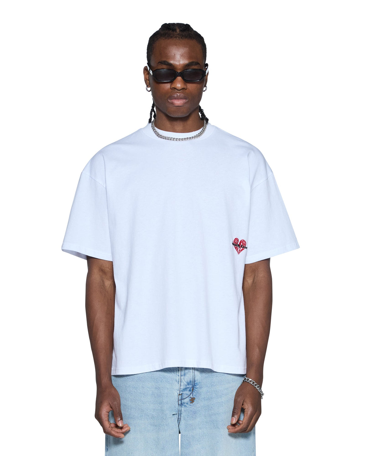 MENS HBL EKCESS SS TEE PEACHED WHITE TEES