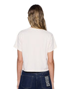WOMENS LETS FACE IT SHRUNKEN SS TEE BONE TEES