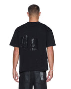 MENS STARDOM EKCESS SS TEE JET BLACK CRYSTAL TEES