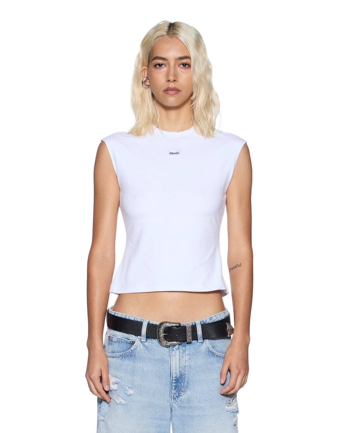WOMENS 1999 STAPLE SS TEE WHITE TEES