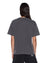 WOMENS  STACKED STITCH OH G SS TEE CHARCOAL OVERSIZED TEES