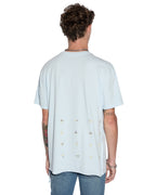 Mens Clubhouse Biggie Ss Tee Shallows Oversized Tees - Blue